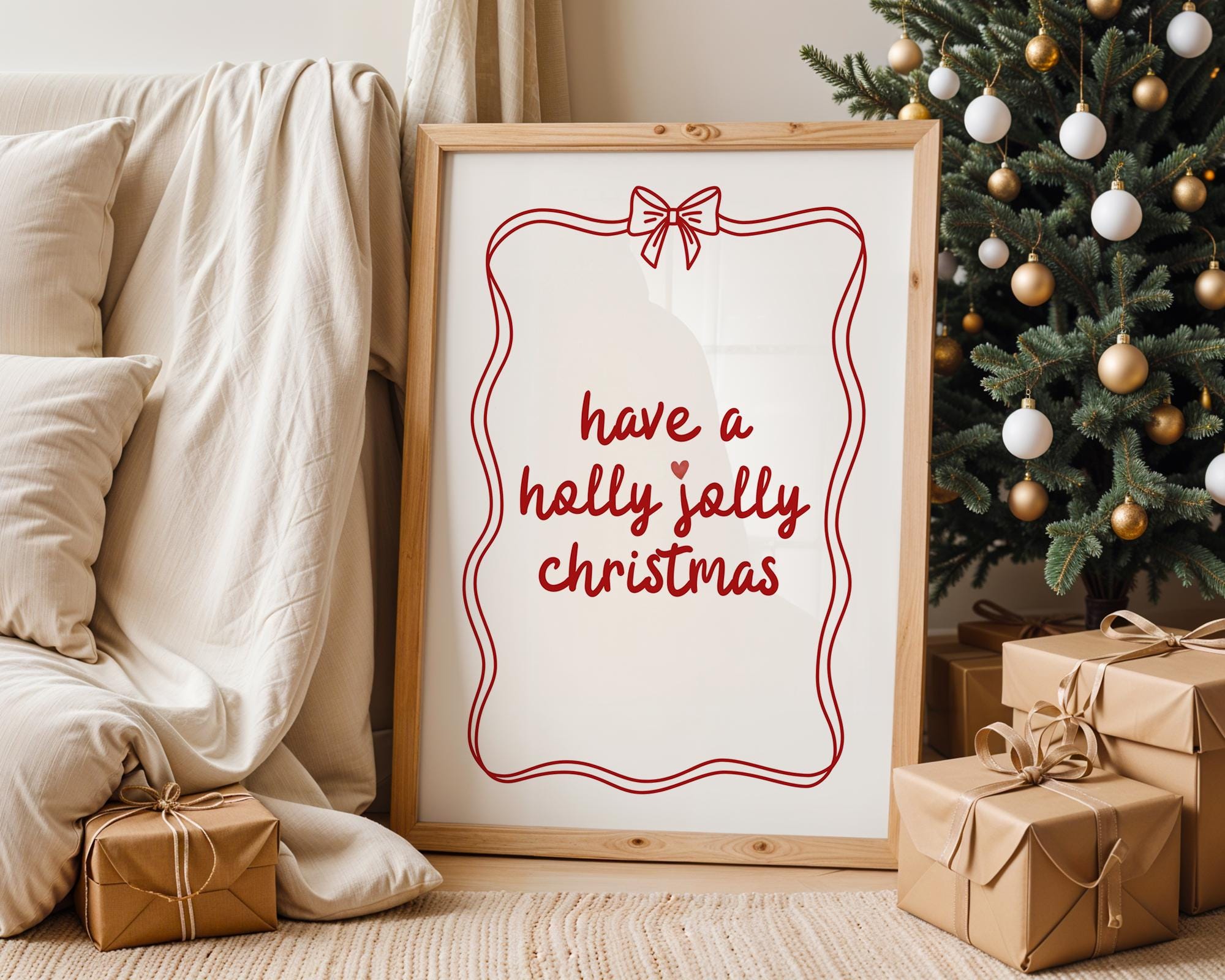 Christmas Wall Art Mega Bundle 25+ Prints, Holiday Poster Set, Retro Xmas Printable Decor, Festive Digital Download, Christmas Gift Bundle