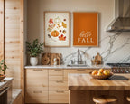 Autumn Wall Art Bundle Set of 12, Fall Prints, Pumpkin Spice Latte Decor, Cozy Ghost Halloween Posters, Autumn Market DIGITAL DOWNLOAD