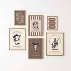 Western Wall Art Set of 12 Prints, Cowboy Cowgirl Rodeo Posters, Rustic Farmhouse Decor, Vintage Western Boho Country Gift, DIGITAL DOWNLOAD