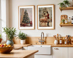 Christmas Wall Art Bundle Set of 15, Holiday Prints Pack, Vintage Christmas Decor, Farmhouse Winter Poster Set, Neutral Xmas Prints, DIGITAL