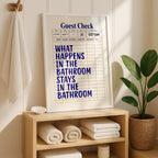 Funny Blue Bathroom Set of 3 Prints Ticket Bathroom Wall Art Trendy Bathroom Prints Sweet Cheeks Poster Bathroom Wall Art Nice Bum DIGITAL