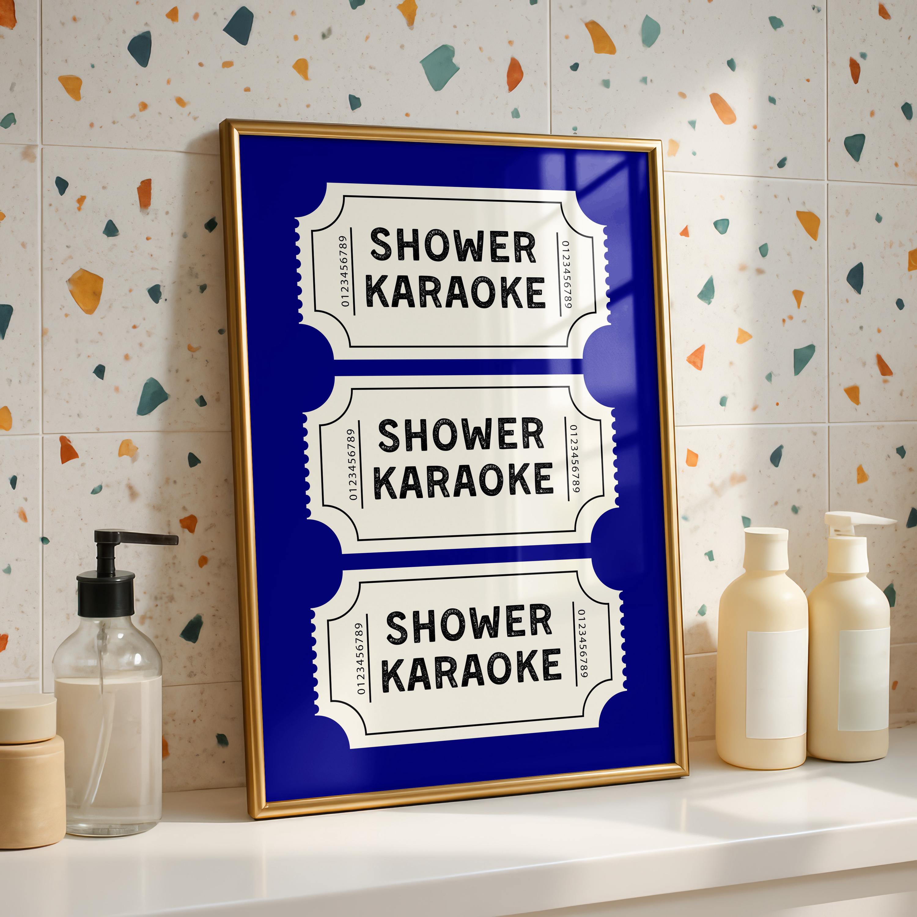 Funny Blue Bathroom Set of 3 Prints Ticket Bathroom Wall Art Trendy Bathroom Prints Sweet Cheeks Poster Bathroom Wall Art Nice Bum DIGITAL