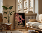 Pink Boots Disco Ball Art Print, Fashion Wall Art, Glam Decor Poster, Chic Feminine Artwork, Luxury Style Gift for Her, DIGITAL DOWNLOAD