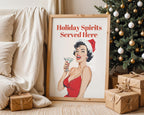 Christmas Wall Art Set of 12, Vintage Holiday Prints, Festive Xmas Decor, Retro Christmas Posters, Holiday Printable Art Bundle DIGITAL