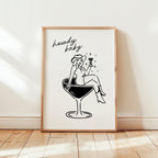 Western Cowgirl Wall Art Set of 3 Prints, Howdy Baby Cocktail Boots Quote Poster, Rustic Bachelorette Party Decor, DIGITAL DOWNLOAD