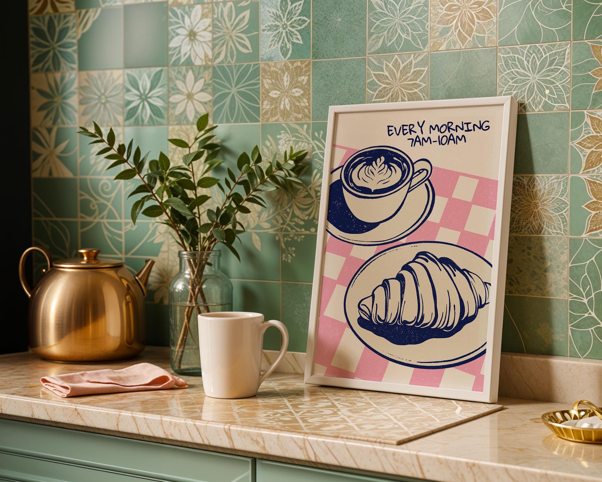 Set Of 3 Coffee Lover Club Wall Art, Retro Coffee Poster, Coffee Cart Print, Coffee Station Decor, Coffee Lover Gift, Coffee Bar Print Art