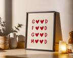 Aesthetic Kitchen Prints Set of 3 Life is Full of Pastabilities Red Kitchen Decor Kitchen Wall Art Typography Prints Trendy Kitchen Poster