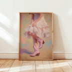 Pink Cowboy Boots Art Print, Western Cowgirl Wall Art, Country Dress Poster, Feminine Ranch Style Decor, Southern Aesthetic Print, DIGITAL