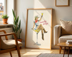 Howdy Baby Western Cowgirl Print, Retro Cocktail Art, Vintage Pin Up Wall Art, Western Bar Poster, Country Cowgirl Decor, Midcentury Kitchen