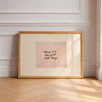 These Are The Good Old Days Print, Minimal Handwritten Quote Wall Art, Neutral Aesthetic Poster, Vintage Paper Typography Digital Download