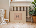 These Are The Good Old Days Print, Minimal Handwritten Quote Wall Art, Neutral Aesthetic Poster, Vintage Paper Typography Digital Download