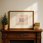 These Are The Good Old Days Print, Minimal Handwritten Quote Wall Art, Neutral Aesthetic Poster, Vintage Paper Typography Digital Download