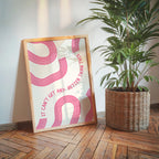 Can't Get Any Better Than This Poster, Pink Quote Poster, Happy Place Art, Living Room Lounge Decor, Cute Wall Art, Home Decor Positive Art