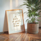 It Feels So Good To Be Home Print, Minimal Cozy Quote Poster, Neutral Wall Art, Home Decor Printable, Scandinavian Aesthetic Sign, DIGITAL