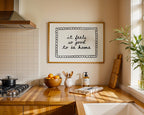 It Feels So Good To Be Home Wall Art Printable, Black White Quote Print, Cozy Neutral Bedroom Bathroom Entryway Decor
