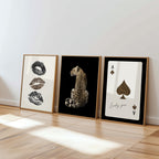 Leopard Wall Art Set of 6 Printable, Bold Animal Print Gallery Wall, Fashion Girl Decor, Modern Eclectic Statement Art, Trendy Print