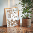 Neutral Bar Cart Wall Art Set of 6, Wine & Cocktail Prints, Coffee Bar Decor, Modern Bar Gallery Wall, Printable Kitchen Art