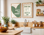 Sage Green Kitchen Wall Art Set of 6, Neutral Kitchen Prints, Cottagecore Food Poster Bundle, Italian Kitchen Decor, Printable Gallery Wall