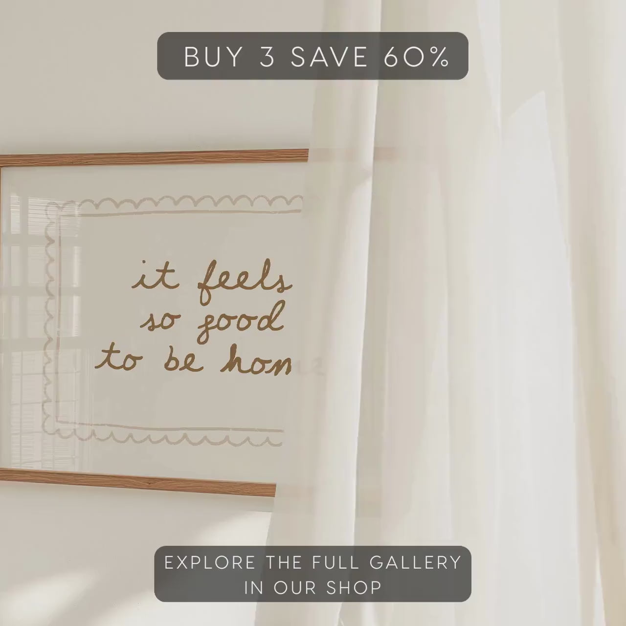 It Feels So Good To Be Home Printable Wall Art, Cozy Quote Print, Neutral Bedroom Bathroom Decor, Minimal Home Sign, DIGITAL DOWNLOAD